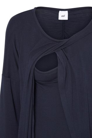 Mamalicious Maternity Wrap Tunic Top